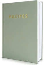 ZICOTO Aesthetic Blank Recipe Book with Waterproof Cover - the Perfect Recipe 