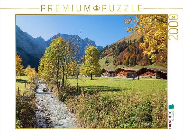 Calvendo Puzzle Almdorf Eng Im Karwendelgebirge | 2000 Teile Lege-GrößE 90 × 67-image