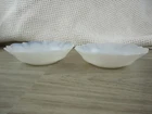 2 MacBeth Evans Monax American Sweetheart 6 inch Bowls White Depression Glass