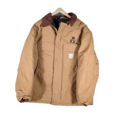 Carhartt C003-BRN Traditional Firm Duck Arctic Quilted Lined Coat Men Sz XL