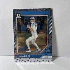 2024 Panini Donruss Optic Jared Goff Blue Stars Emoji #63 Detroit Lions
