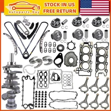 Engine Rebuild Overhaul Kit for Jaguar Land Rover Range Rover Gas AJ126 3.0L V6