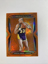 kareem abdul jabbar 2023-24 Obsidian Orange /99