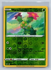Maractus 007/202 Common Sword & Shield Pokemon Reverse Holo NM/M 724b-17