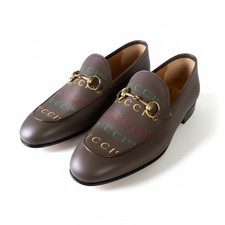 NIB Gucci 100 Jordaan Horsebit Loafers Size US8 UK7 EU41 Authentic Retail 980
