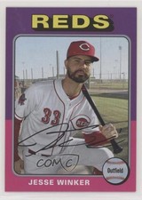 2019 Topps Archives 1975 Design Silver 46/99 Jesse Winker #132 y0i