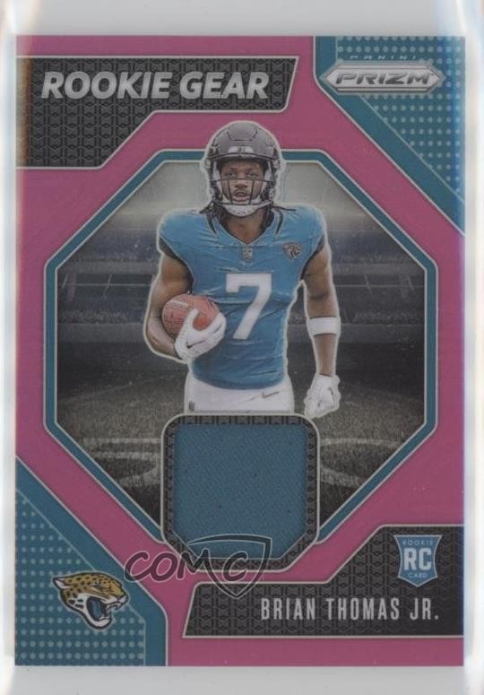 2024 Panini Prizm Rookie Gear Pink Prizm Brian Thomas Jr #RG-BTJ RC