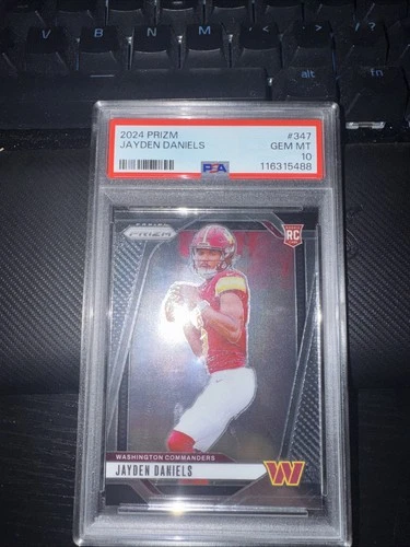 2024 Panini Prizm Jayden Daniels Rookie #347 PSA 10 Gem Mint