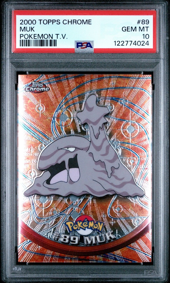2000 TOPPS CHROME POKEMON T.V. #89 MUK PSA GEM MT 10 | eBay