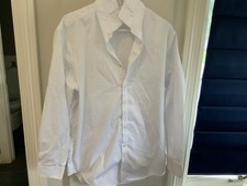 Men  s Calvin Klein White Dress Shirt Size XL NWOT SKU 3202