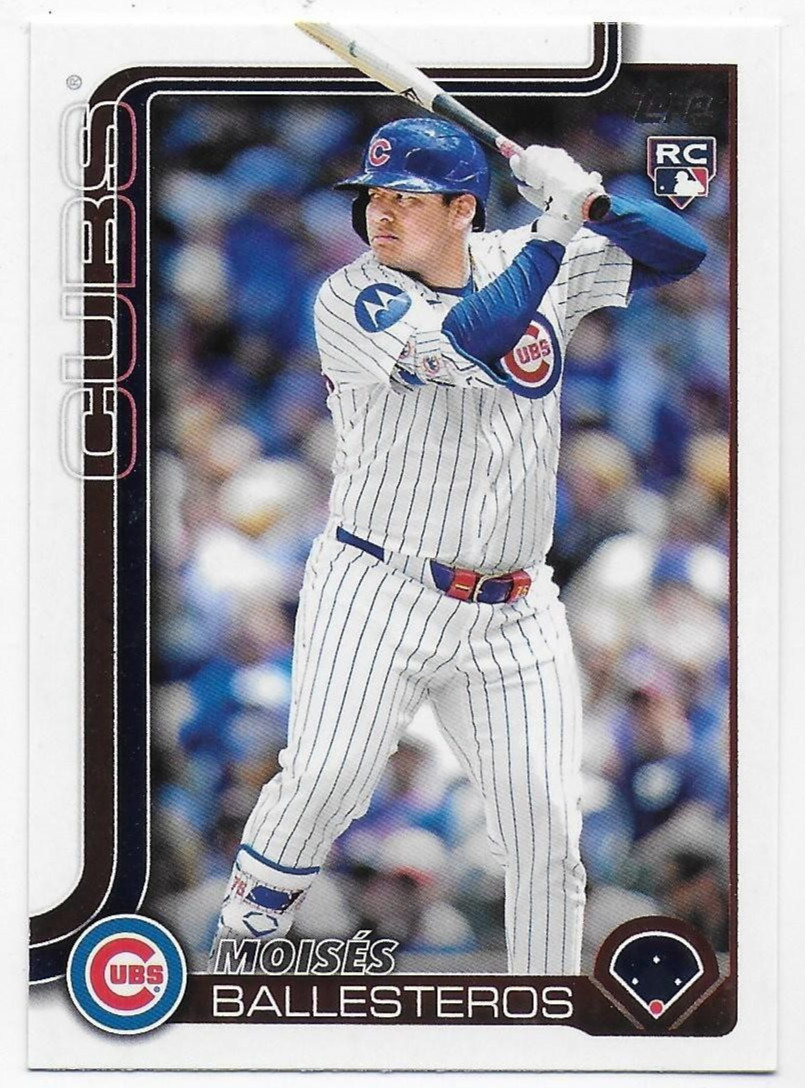 2025 Topps Update #US262 Moises Ballesteros RC - Chicago Cubs