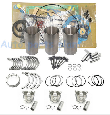 for Yanmar Engine 3T80 John Deere Tractor 750 850 Direct Overhaul Rebuild Kit