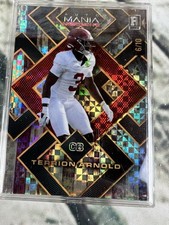 2024 WILD CARD HOLO-LUX /10 RC TERRION ARNOLD DETROIT LIONS RARE ROOKIE