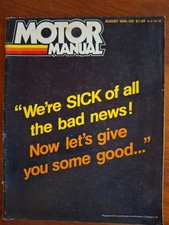 Motor Manual magazine, August 1980
