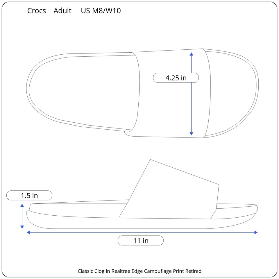 Crocs Classic Clogs Realtree Edge ореховый 205413-267 камуфляж камуфляж новый снят с производства - Изображение 2 из 4