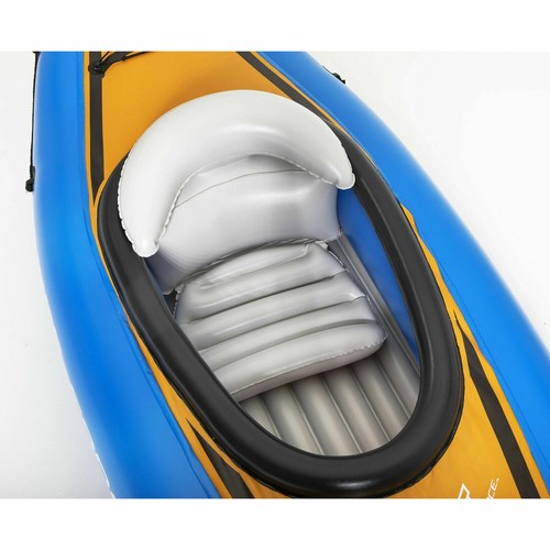 CANOË KAYAK COVE CHAMPION GONFLABLE 1 PLACE 375 X 81 X 45 CM RAMI BESTWAY NEUF - Photo 6/9