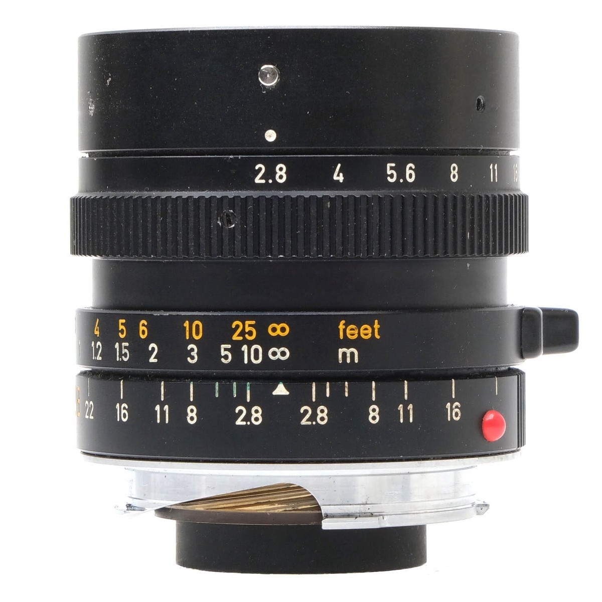Leica 28mm f2.8 Elmarit-M V3 Lens (Black) with Hood | eBay