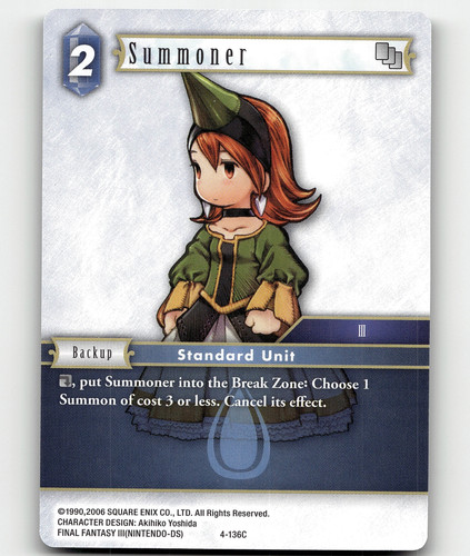 Near Mint FFTCG Cid (WOFF) - 4-034R Opus IV Final Fantasy TCG | eBay