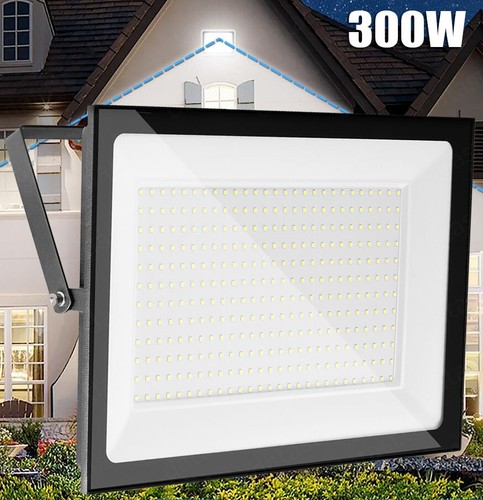 300W 30000lm LED Fluter Außen Strahler Flutlicht Scheinwerfer Garten Lampe IP66 - Bild 2 von 12