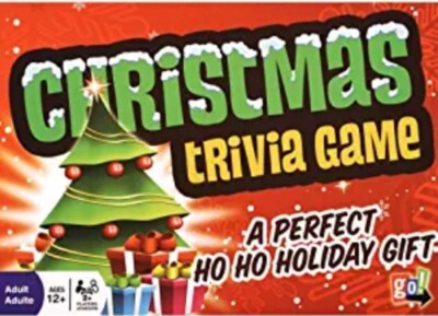 Christmas Trivia Game - A Perfect Holiday Gift by Go! -  Ages 12+ - New in Box!