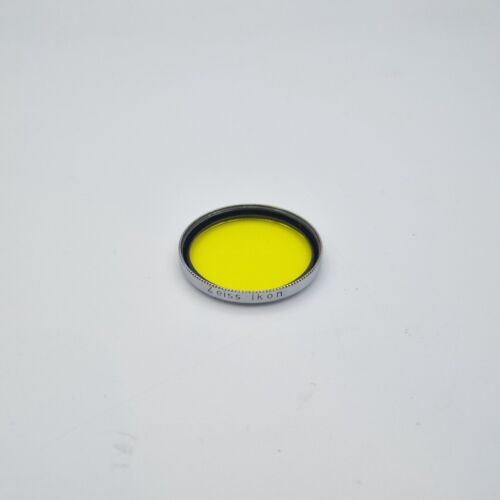 Zeiss Ikon 371/2 G2 35.5 mm yellow vintage filter genuine #113