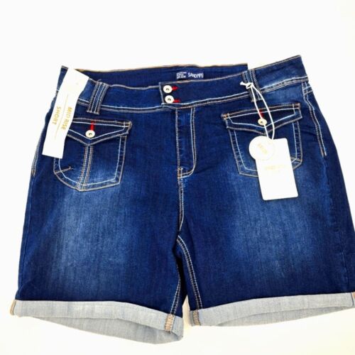 Sandpipper Mid Rise Jegging Super Stretch Shorts Size 22W