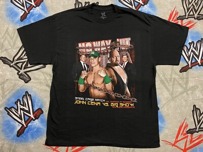WWE No Way Out 2012 T-Shirt XL Pay Per View John Cena vs. Big Show
