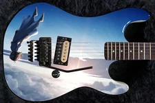 Guitar Skin Axe Wrap Re-skin Electric Bass Reface DIY Heaven Sent 1693