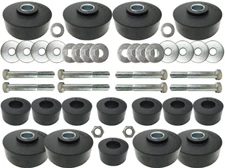 Rubber Subframe Body Mount & Hardware Kit 1960-1964 Impala Bel Air and Biscyane