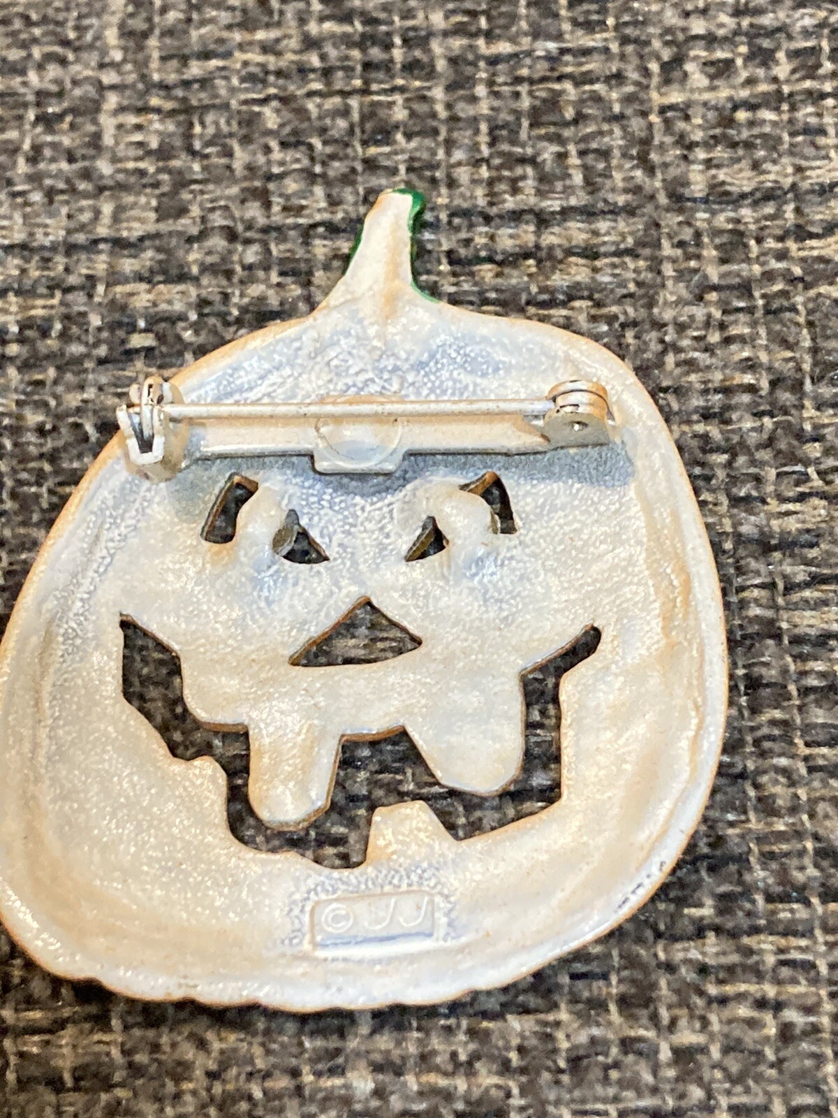 Vintage Halloween 2 Pins Brooches JJ JackoL… Gem