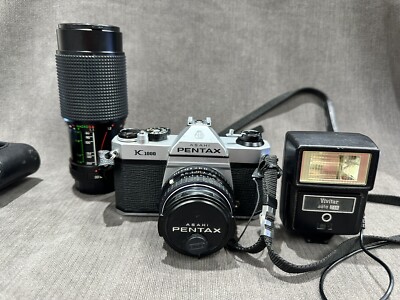 PENTAX フィルムカメラ K1000 レンズ SMC 50mm F2 Pentax K1000 Chrome with SMC Pentax 50mm f2 – Alpine Camera