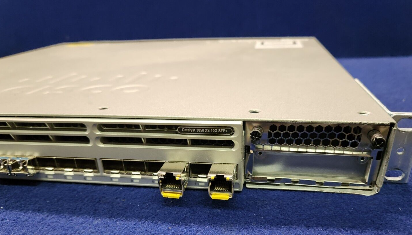 Cisco Catalyst 3850 XS 10G SFP+ 12Port Network Switch WSC385012XS eBay