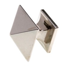 Hickory Hardware Studio Bright Nickel 1 1/4" Rectangle Cabinet Knob