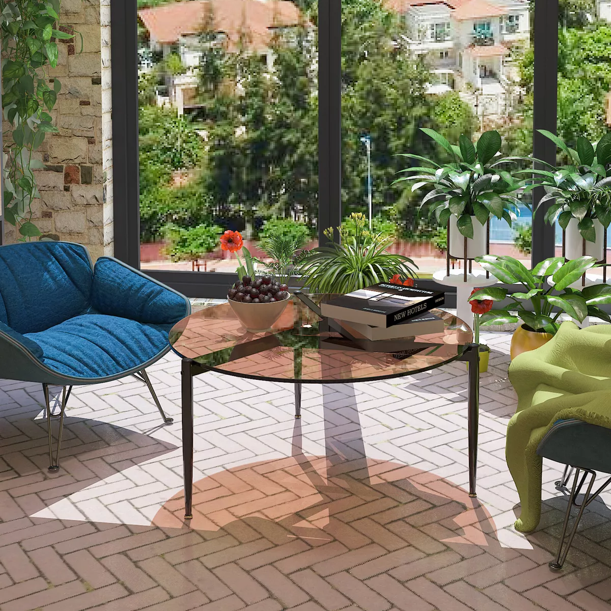 Tea table for balcony deals
