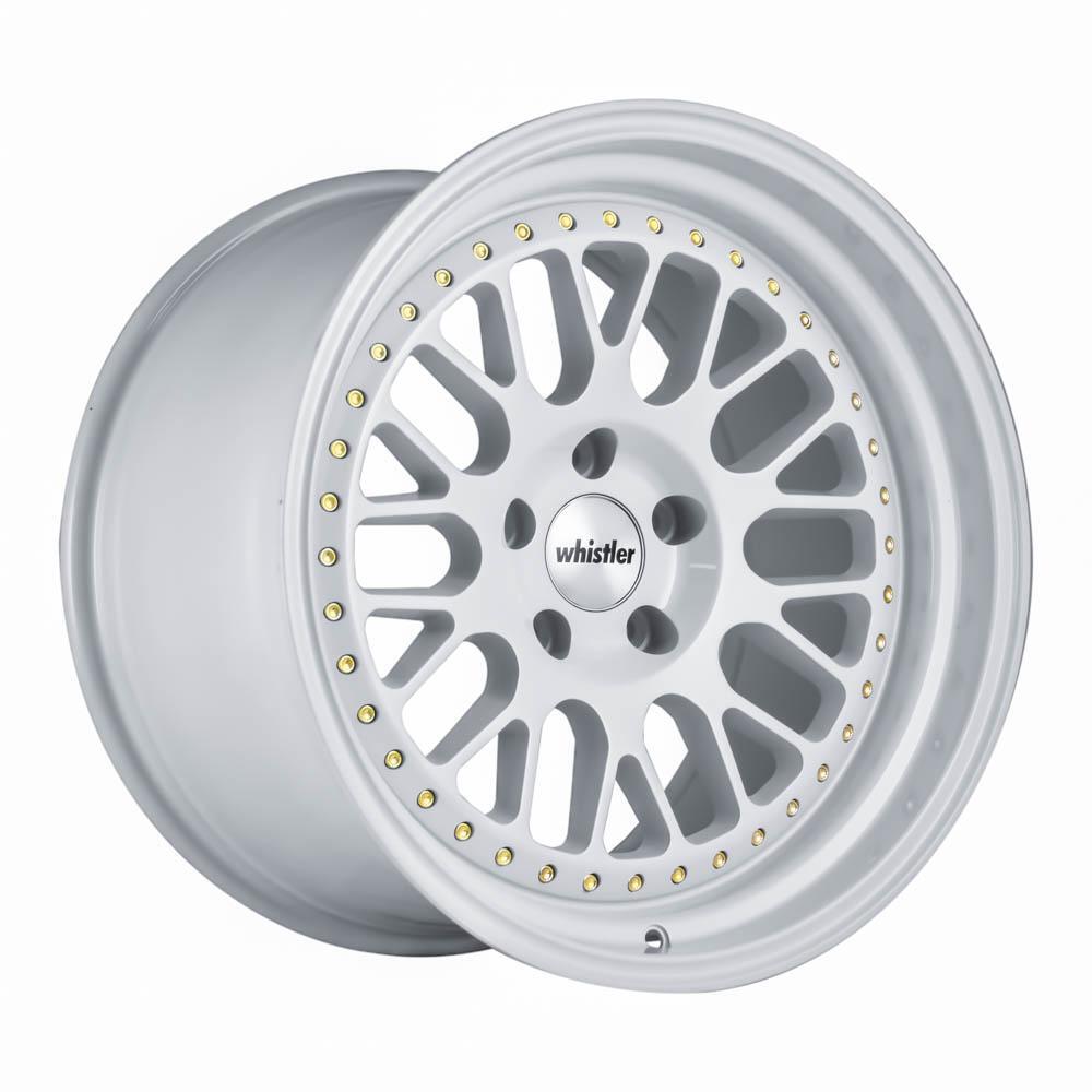 17x9 +25 Whistler SK1 5x100 Full Gloss White Wheels (Set of 4) | eBay