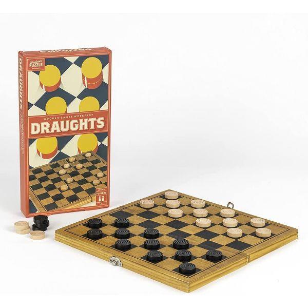 Professor Puzzle Classic Wooden Draughts Game
