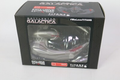 New Titans Battlestar Galactica Cylon Raider 4.5'' ScarTitan Loot Crate Vinyl