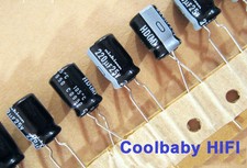 100PCS Nichicon HD 220UF 25V 8 12mm 105 C Hi-End Audio electrolyticCapacitors