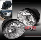 BUMPER DRIVING CHROME FOG LIGHT LAMP +BULB FOR 04-15 TITAN/05-07 ARMADA 09 10 11