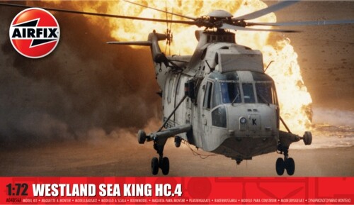 1/72 WESTLAND SEA KING HC.4 (PLASTIC KIT) A04056A - Image 12