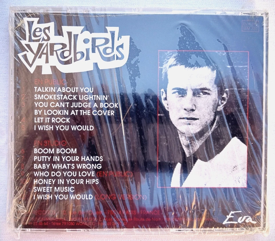 ERIC CLAPTON/YARDBIRDS Les Yardbirds, Avec E. C. Original 1992 French Sealed CD Foto 3 de 3