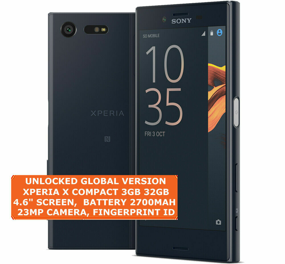 The Price of SONY XPERIA X COMPACT F5321 3gb 32gb Hexa Core 23mp Fingerprint 4.6″ Android LTE | Google Pixel Phone