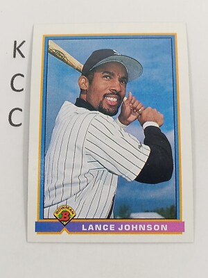 1991 Bowman Baseball #349 Lance Johnson Chicago White Sox