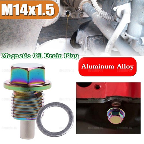 M14x1.5 Engine Magnetic Oil Drain Plug Screw Nut Bolt Sump Nut Car Accessories - Bild 3 von 17