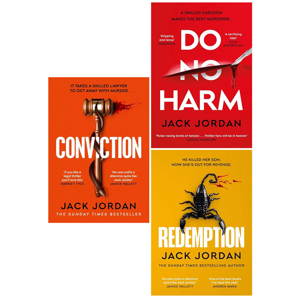 Jack Jordan Collection 3 Books SetRedemption, Do No Harm,Conviction