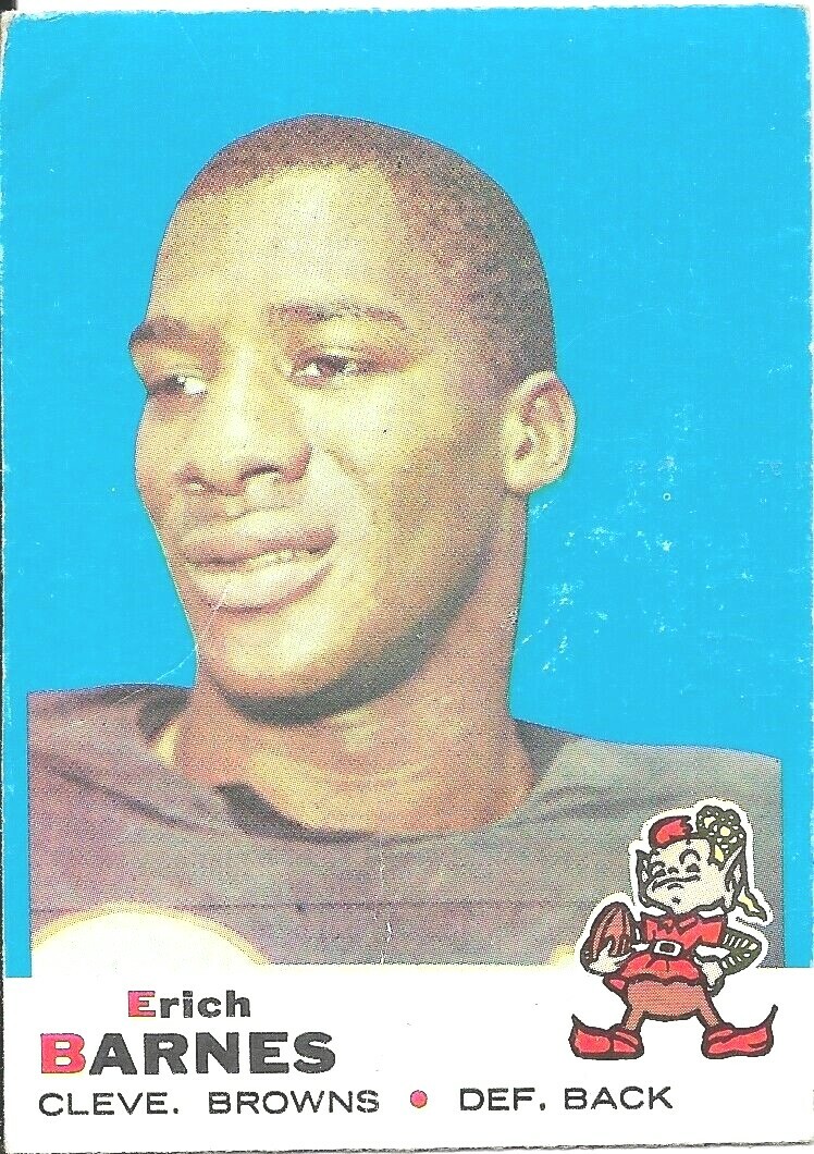 1969 Topps Erich Barnes 4 Cleveland Browns Football eBay
