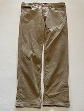 Mavi Jeans Co 40 x 32 Matt Relaxed Straight Khaki Stretch 5 Pocket Jeans