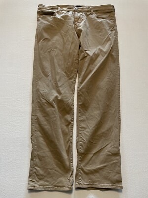 Mavi Jeans Co 40 x 32 Matt Relaxed Straight Khaki Stretch 5 Pocket Jeans