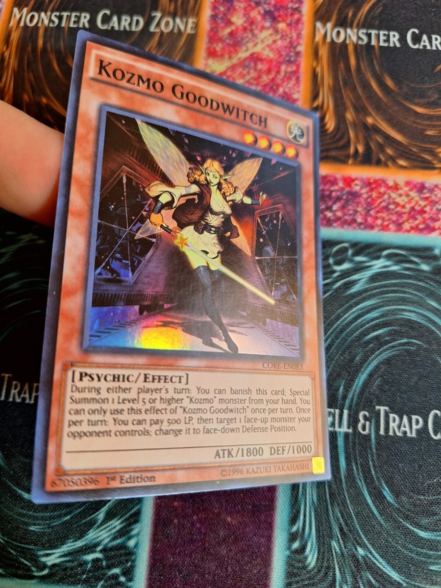 Yu-Gi-Oh! Kozmo Goodwitch CORE-EN083 Super Rare 1st Edition Near