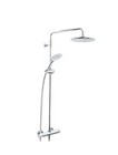 BRISTAN CARRE REAR-FED EXPOSED CHROME THERMOSTATIC MIXER SHOWER